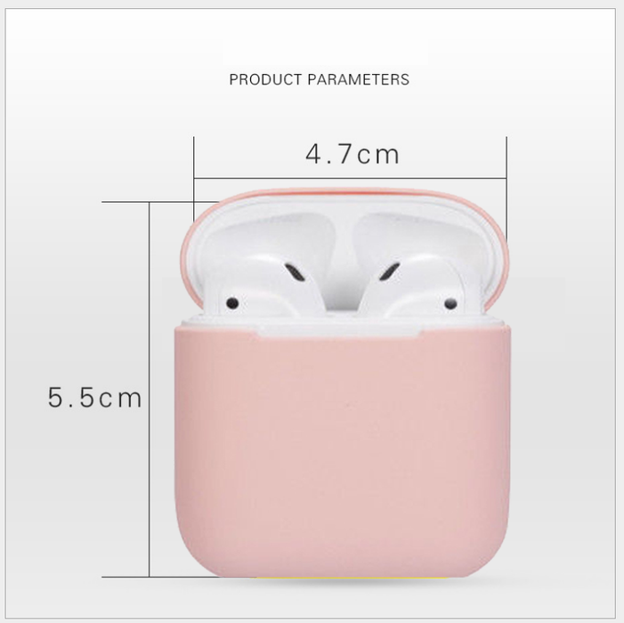 Shockproof Soft Silicone Protective Skin Case Cover For Apple AirPods Earphones