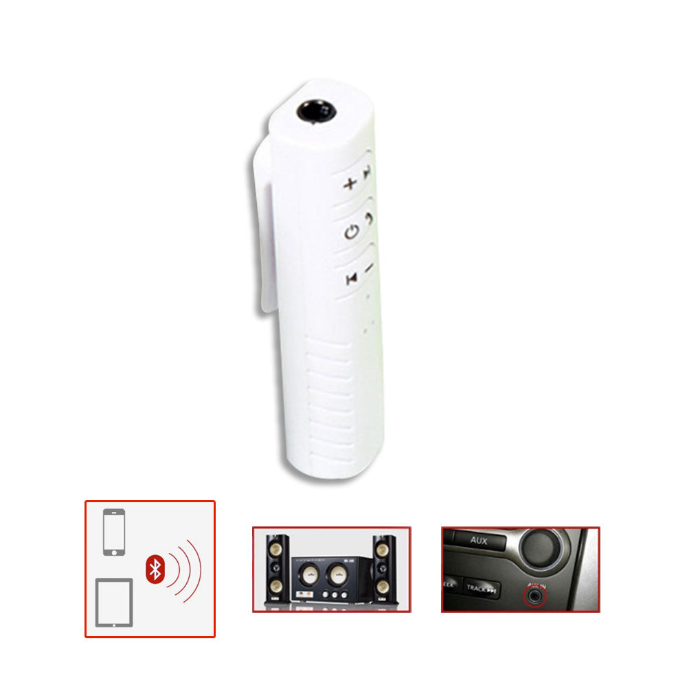 Wireless Bluetooth Music Audio Receiver Phones to 3.5mm AUX Car Stereo Audio Music Receiver Adapter