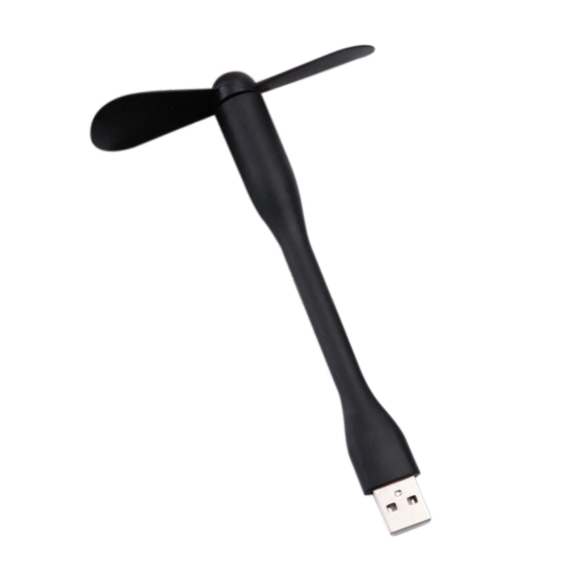 Bendable and Flexible Mini USB Fan Portable Flexible Cooling for Power Bank, Computer, PC, Laptop