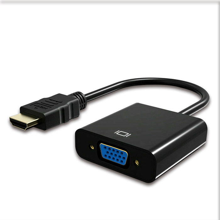 HDMI Male to VGA Female 1080p Adapter Video Cable Converter