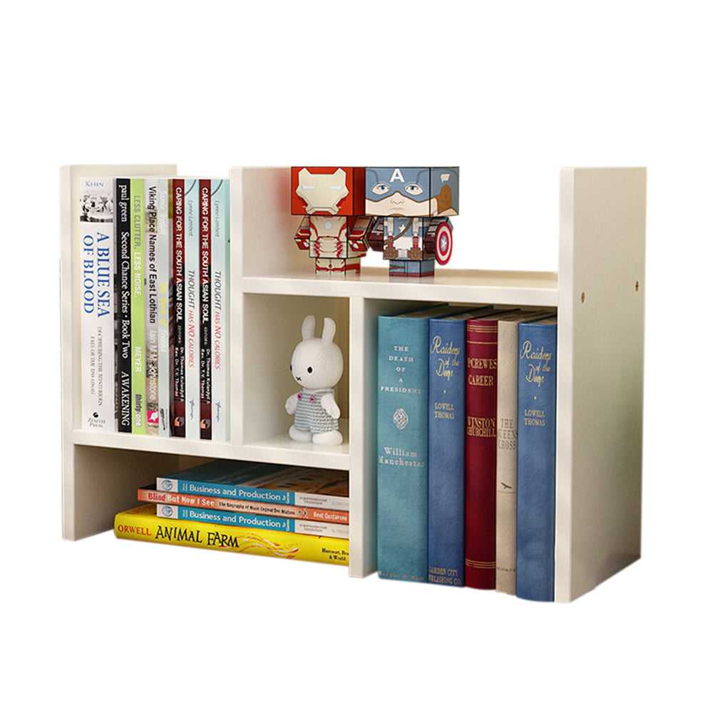 Adjustable Wood Desktop Bookshelf Display Rack 33–61cm Expandable Desk Organizer – detail 7