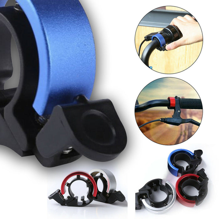 Bicycle Bell Aluminium Alloy Bike Bell MTB Handlebar Alarm Ring Invisible Bell (24-32mm)