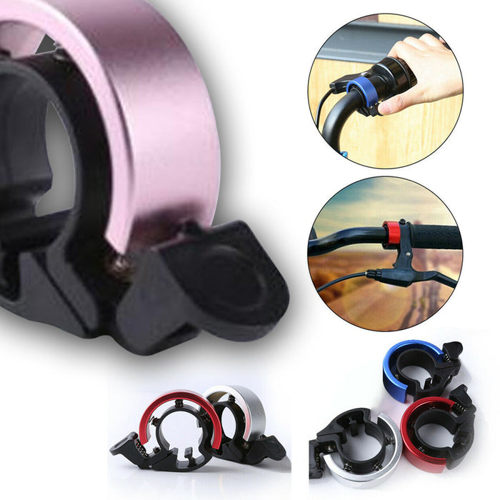 Bicycle Bell Aluminium Alloy Bike Bell MTB Handlebar Alarm Ring Invisible Bell